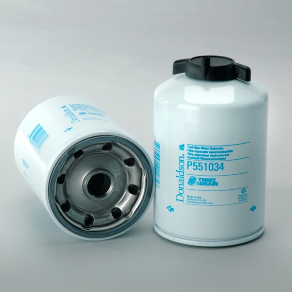 Fuel Filter, Water Separator Spin-On Twist&Drain, P551034